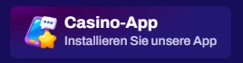 CandySpinz App im mobilen Menü zur Installation auf dem Startbildschirm